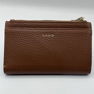 Lodis pebble brown 100% genuine leather Wallet